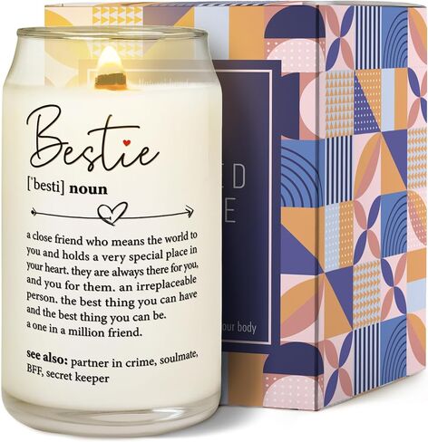 Birthday Gifts for Women Friendship - Best Friend Birthday Gifts for Women - Friendship Gifts for Women Friends, Bestie Gifts for Women, Gifts for Friends Female, BFF Gifts for Women - Scented Candle in Saudi Arabia