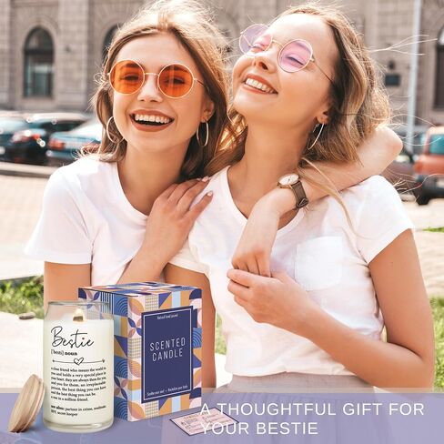 Birthday Gifts for Women Friendship - Best Friend Birthday Gifts for Women - Friendship Gifts for Women Friends, Bestie Gifts for Women, Gifts for Friends Female, BFF Gifts for Women - Scented Candle in Saudi Arabia