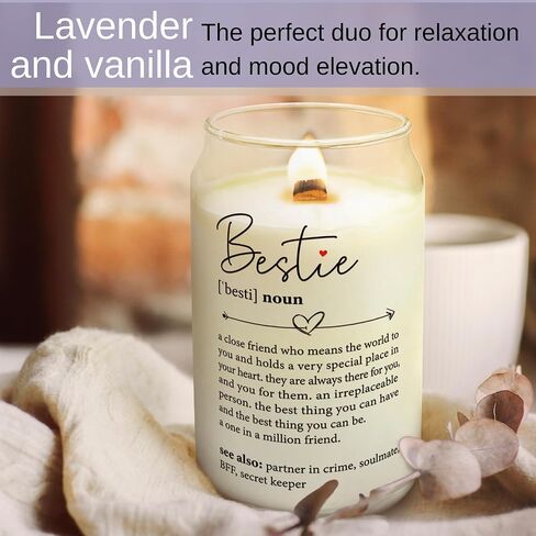 Birthday Gifts for Women Friendship - Best Friend Birthday Gifts for Women - Friendship Gifts for Women Friends, Bestie Gifts for Women, Gifts for Friends Female, BFF Gifts for Women - Scented Candle in Saudi Arabia