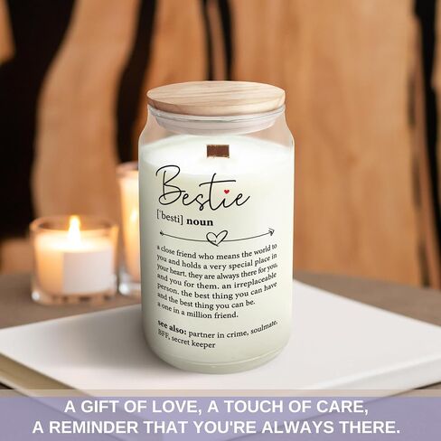 Birthday Gifts for Women Friendship - Best Friend Birthday Gifts for Women - Friendship Gifts for Women Friends, Bestie Gifts for Women, Gifts for Friends Female, BFF Gifts for Women - Scented Candle in Saudi Arabia