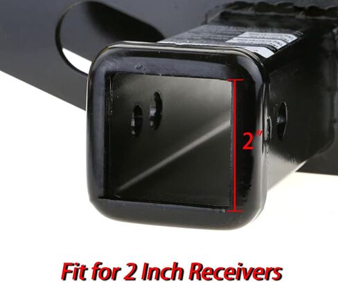 غطاء وصلة مقطورة معدنية باللون الأسود بعلم أمريكي لأجهزة استقبال 2 بوصة، 2 ملحقات شاحنة وصلة مقطورة (مع قفل وصلة مقطورة بقطر 5/8 بوصة in Kuwait