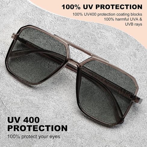 Classic Retro Polarized Sunglasses with UV400 Protection for Men and Women,Fashion Eyewears for Cycling Driving in Saudi Arabia