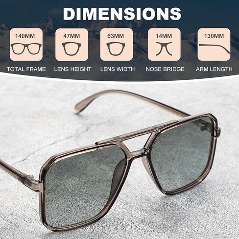 Classic Retro Polarized Sunglasses with UV400 Protection for Men and Women,Fashion Eyewears for Cycling Driving in Saudi Arabia
