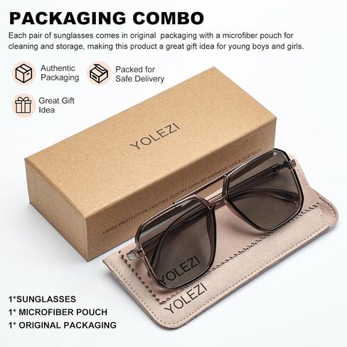 Classic Retro Polarized Sunglasses with UV400 Protection for Men and Women,Fashion Eyewears for Cycling Driving in Saudi Arabia