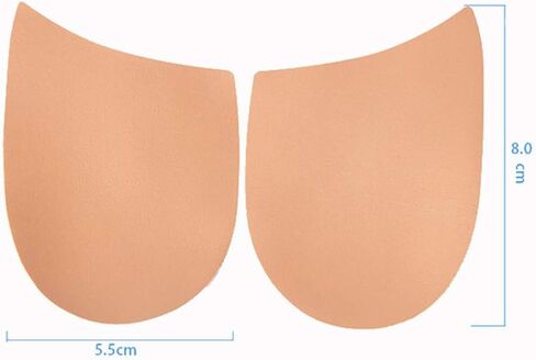 زوج واحد من النعال الداخلية للكعب المتوسط ​​والجانبي من السيليكون، نعال داخلية للكعب التصحيحية للاستلقاء والكب، حشوات أحذية لاصقة من الجل لمحاذاة القدم، آلام الركبة، أرجل القوس، ساق من نوع O/X in Kuwait