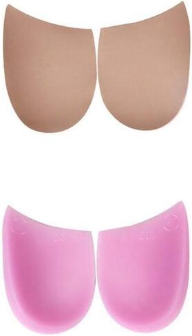 زوج واحد من النعال الداخلية للكعب المتوسط ​​والجانبي من السيليكون، نعال داخلية للكعب التصحيحية للاستلقاء والكب، حشوات أحذية لاصقة من الجل لمحاذاة القدم، آلام الركبة، أرجل القوس، ساق من نوع O/X in Kuwait