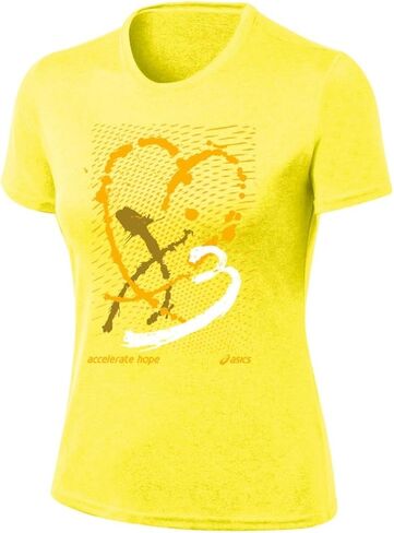 ASICS Women's Accelerate Hope Paint My Heart Tech Tee T-Shirt in Saudi Arabia