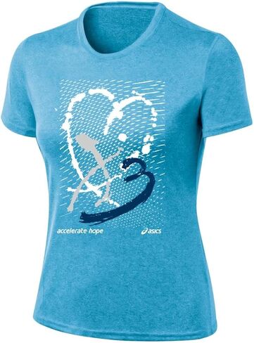 ASICS Women's Accelerate Hope Paint My Heart Tech Tee T-Shirt in Saudi Arabia