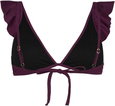 بيكيني نسائي مكشكش من Hilor، ملابس سباحة مثيرة برقبة على شكل حرف V، قمصان سباحة رافعة للأعلى in Kuwait