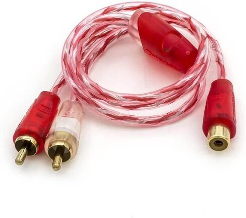 Stetsom RCA Y مهائي كابلات خط برونزي كابل محوري تركيب احترافي أفضل أداء فعال من حيث التكلفة (2 ذكر إلى 1 أنثى) in Kuwait