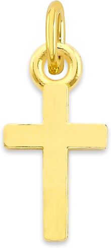 سحر صغير متقاطع من الذهب عيار 10 قيراط، رمز ديني صغير لطيف مع مشبك in Kuwait