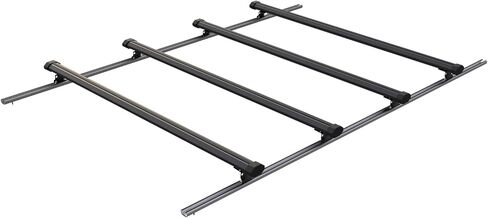 حامل سلم سقف 4 بار مع قضبان جانبية متوافقة مع قاعدة العجلات 2007-On Sprinter مقاس 144 بوصة in Kuwait