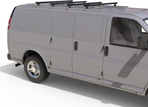 حامل سلم سقف 4 بار مع قضبان جانبية متوافقة مع قاعدة العجلات 2007-On Sprinter مقاس 144 بوصة in Kuwait