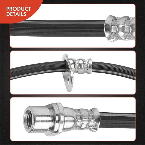 A-Premium Front Passenger Brake Hydraulic Hose Compatible with Select Toyota Models - Camry 2007-2011, Avalon 2005-2012 - Replace# 90947A2011 in Saudi Arabia