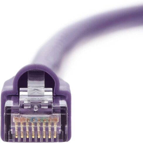 كابل إيثرنت InstallerParts CAT6A كابل UTP بطول 15 قدم - أرجواني - سلسلة احترافية - شبكة 10 جيجابت/ثانية/كابل إنترنت عالي السرعة، 550 ميجاهرتز in Saudi Arabia