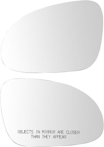 TRQ Mirror Glass Set Compatible with 2006-2014 Volkswagen in Saudi Arabia