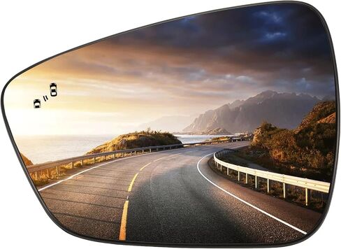 Driver Side Mirror Replacement for Ford Escape 2020 2021 2022 2023- Left Side Mirror Glass, Rear View Mirrors Glass with Power Heated & Blind Spot in Saudi Arabia