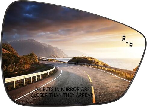Driver Side Mirror Replacement for Ford Escape 2020 2021 2022 2023- Left Side Mirror Glass, Rear View Mirrors Glass with Power Heated & Blind Spot in Saudi Arabia