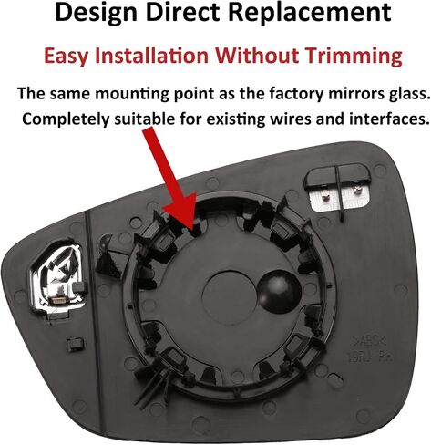 Driver Side Mirror Replacement for Ford Escape 2020 2021 2022 2023- Left Side Mirror Glass, Rear View Mirrors Glass with Power Heated & Blind Spot in Saudi Arabia