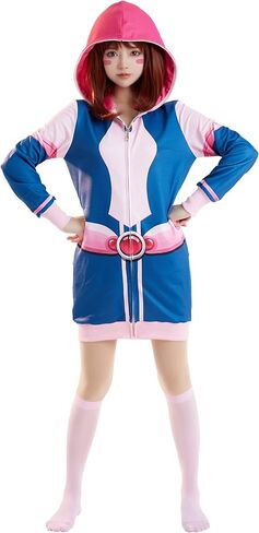 haikyuu Women Anime Hoodie Dress Kawaii Onesie Pajama Sleepshirts Loungewear Hooded Kigurumi SleepDress Homewear in Saudi Arabia