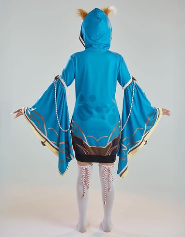 haikyuu Women Anime Hoodie Dress Kawaii Onesie Pajama Sleepshirts Loungewear Hooded Kigurumi SleepDress Homewear in Saudi Arabia