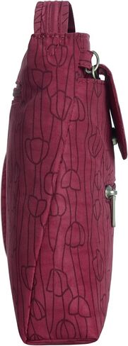 Travelon Anti-Theft Classic Mini Shoulder Bag, Berry Tulip in Kuwait
