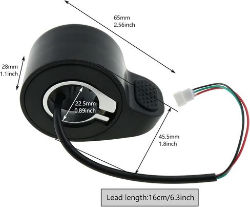 2.56x1.8x1.1 Inch Electric Scooter Finger Thumb Speed Throttle Replacement for M365 G30 Pro 1S Electric Scooter in Saudi Arabia