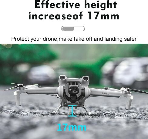 قطعتان من معدات الهبوط للساق والماء لـ DJI Mini 3، حامل ملحقات الطائرة بدون طيار خفيف الوزن وموسع الارتفاع سريع الإصدار in Kuwait