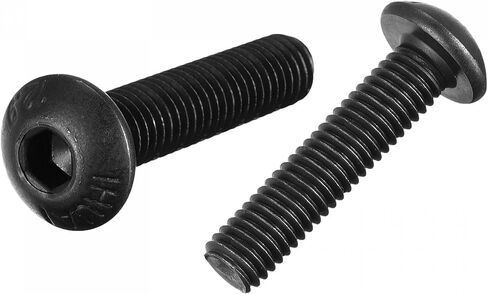 uxcell M4x12mm Hex Socket Button Head Cap Bolts Screws Alloy Steel 100pcs in Saudi Arabia