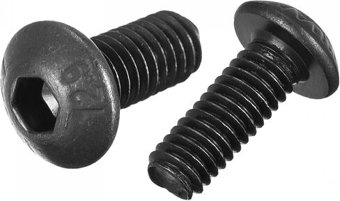 uxcell M4x12mm Hex Socket Button Head Cap Bolts Screws Alloy Steel 100pcs in Saudi Arabia