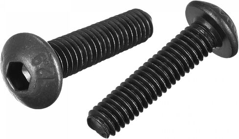 uxcell M4x12mm Hex Socket Button Head Cap Bolts Screws Alloy Steel 100pcs in Saudi Arabia