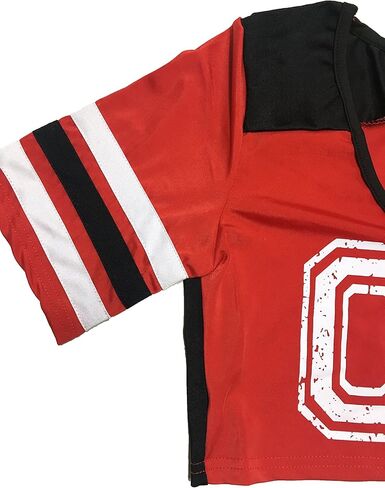 طقم قميص نسائي مثير لكرة القدم بأكمام قصيرة من PRETTYWELL زي المسرح 8891 in Kuwait