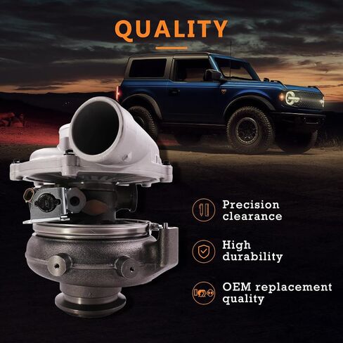 شاحن توربيني TOPAZ GT3782VA متوافق مع شاحنة F-250 F-350 محرك 6.0 لتر 2005-2007 محرك 6.0 لتر V8 Powerstroke Super Duty 1832255C91 743250-5014S in Saudi Arabia