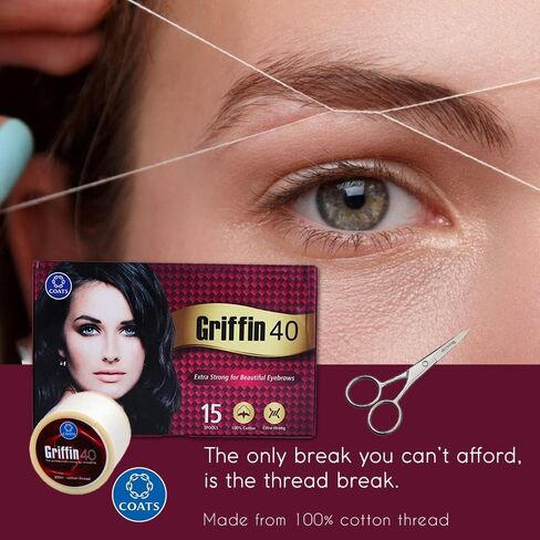 Griffin Threading Thread - Pack of 2 (15 Spools in Each Box) with Scissor by Behal International in Saudi Arabia
