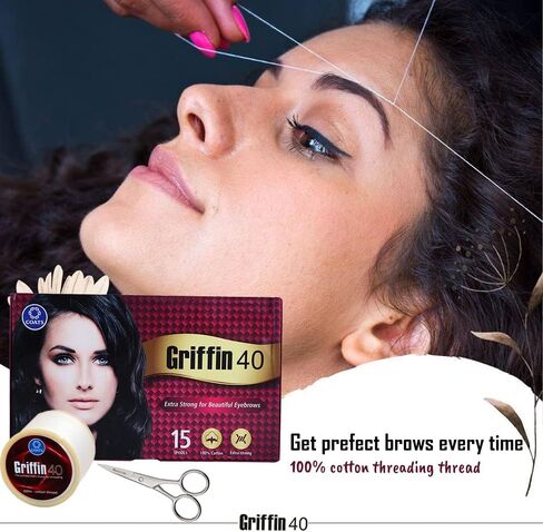 Griffin Threading Thread - Pack of 2 (15 Spools in Each Box) with Scissor by Behal International in Saudi Arabia