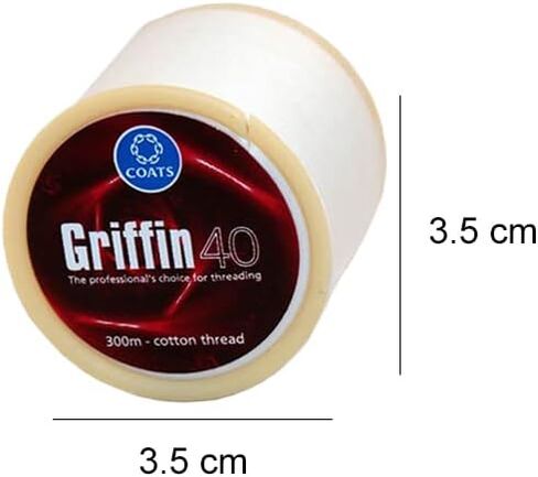 Griffin Threading Thread - Pack of 2 (15 Spools in Each Box) with Scissor by Behal International in Saudi Arabia
