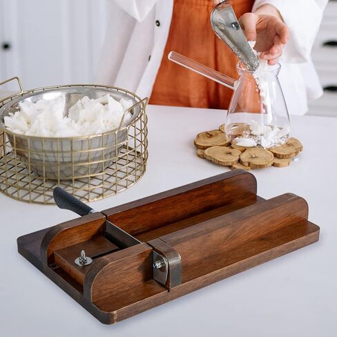 قاطعات صابون خشبية لصنع الصابون، قطاعة رغيف صابون قابلة للتعديل، أداة قطع الصابون للحصول على شرائح مثالية in Kuwait