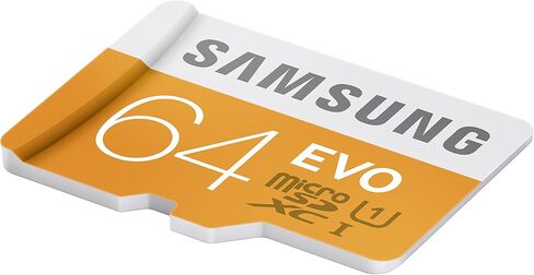 Samsung EVO 64GB 48/MB/s Micro SDXC Memory Card with Adapter up to (MB-MP64DA/AM) in Saudi Arabia