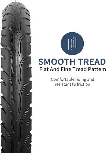 YunSCM 18" Bike Tires 18x2.4/64-355 60 TPI and 18" Bike Tubes Schrader Valve with 2 Rim Strips Compatible with 18x2.35 18 x 2.40 Bike/Bicycle Tires and Tubes (Y-1125) in Saudi Arabia