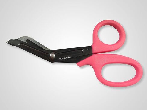 1 Each 7.25" Titanium Bonded Shears Scissors Heavy Duty EMS/EMT First Aid Industrial Medical Nurse Trauma (Blue) in Kuwait