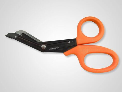 1 Each 7.25" Titanium Bonded Shears Scissors Heavy Duty EMS/EMT First Aid Industrial Medical Nurse Trauma (Blue) in Saudi Arabia