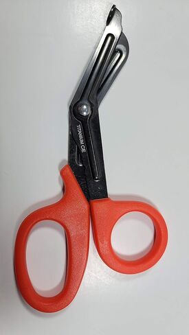 1 Each 7.25" Titanium Bonded Shears Scissors Heavy Duty EMS/EMT First Aid Industrial Medical Nurse Trauma (Blue) in Saudi Arabia