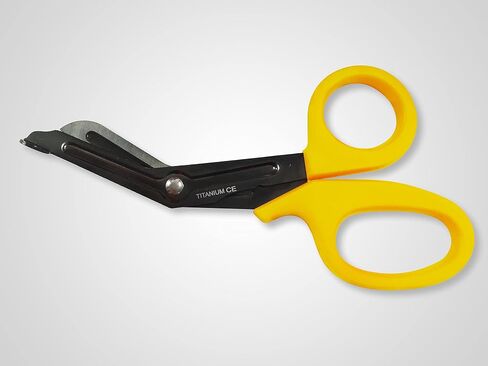 1 Each 7.25" Titanium Bonded Shears Scissors Heavy Duty EMS/EMT First Aid Industrial Medical Nurse Trauma (Blue) in Saudi Arabia