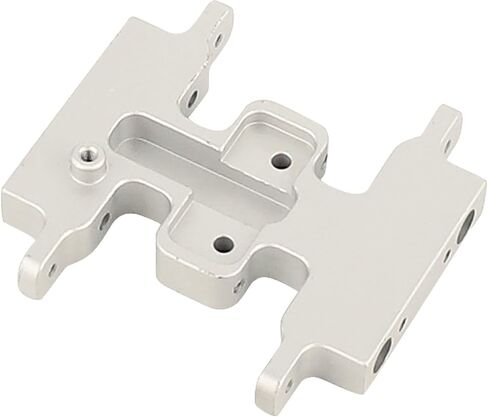 SCX24 Aluminum Alloy Gearbox Mount Transmission Plate Gearbox Base Skid Plate for SCX24 C10 JLU Deadbolt Gladiator Bronco 1/24 Crawler Car Metal Upgrade Parts (red) in Saudi Arabia