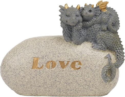 Guichifun Dragon Pen Holders Home Décor - Set of 2 Dragon Vase Decor Figurines Pen Holder for Desk Cute Fashion Desk Organizers and Accessories Office Idea Gift for Women and Kids 5 x 3 x 4.5 Inch in Saudi Arabia