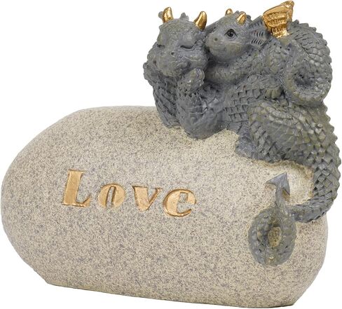 Guichifun Dragon Pen Holders Home Décor - Set of 2 Dragon Vase Decor Figurines Pen Holder for Desk Cute Fashion Desk Organizers and Accessories Office Idea Gift for Women and Kids 5 x 3 x 4.5 Inch in Saudi Arabia