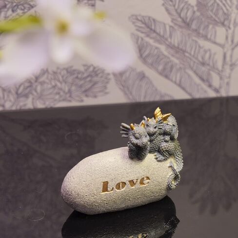 Guichifun Dragon Pen Holders Home Décor - Set of 2 Dragon Vase Decor Figurines Pen Holder for Desk Cute Fashion Desk Organizers and Accessories Office Idea Gift for Women and Kids 5 x 3 x 4.5 Inch in Saudi Arabia