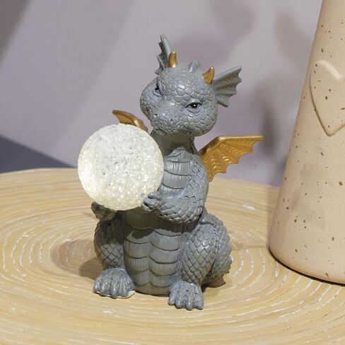 Guichifun Dragon Pen Holders Home Décor - Set of 2 Dragon Vase Decor Figurines Pen Holder for Desk Cute Fashion Desk Organizers and Accessories Office Idea Gift for Women and Kids 5 x 3 x 4.5 Inch in Saudi Arabia