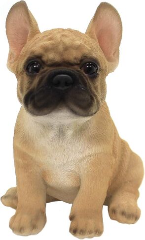 Pacific Giftware French Bulldog Puppy Statue Realistic Glass Eyes in Saudi Arabia