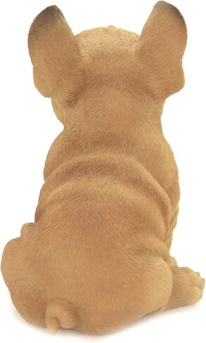 Pacific Giftware French Bulldog Puppy Statue Realistic Glass Eyes in Saudi Arabia